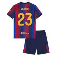Barcelona Jules Kounde #23 Hemmatröja Barn 2026-27 Kortärmad (+ Korta byxor)